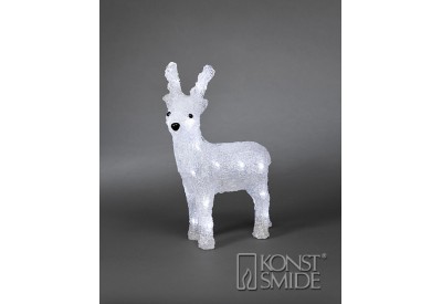 Konstsmide Acrylic Reindeer LED Battery Operated (32 x 23cm)